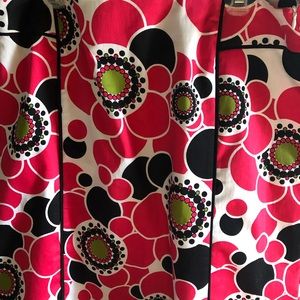 Pink flower summer skirt